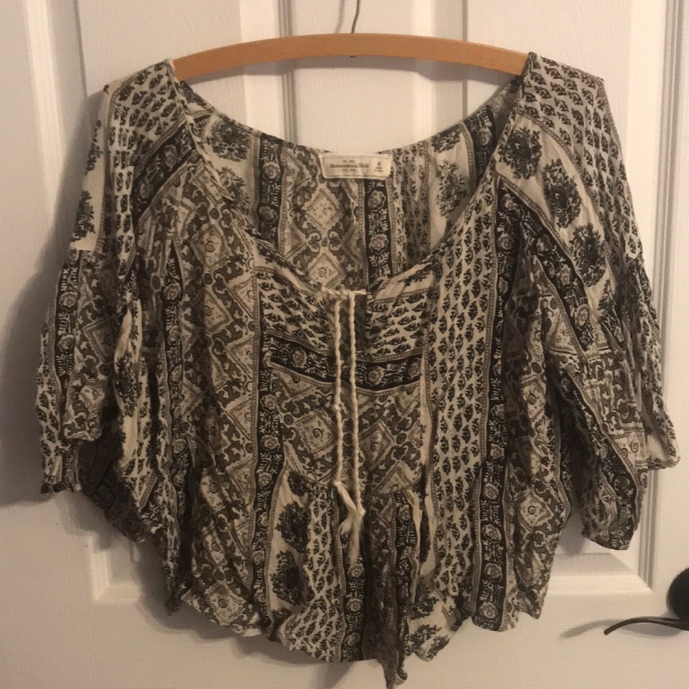 Abercrombie & Fitch boho printed top